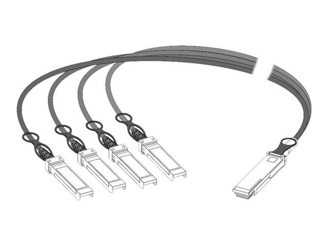 QSFP+-4XSFP+ FAN-OUT CBL 3M .