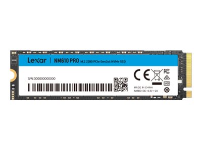 Lexar NM610 Pro - SSD - 1 TB - PCIe 3.0 x4 (NVMe)