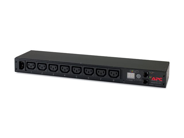 APC Metered Rack PDU AP7820B - Power distribution unit (rack-mountable) - AC 200/208/230 V - 2300 VA - Ethernet 10/100 - input: IEC 60320 C14 - output connectors: 8 (power IEC 60320 C13) - 1U - 1.98 m cord - for P/N: SRTL2K2RM1UWC, SRTL2K2RM1UWNC, SRTL3KR