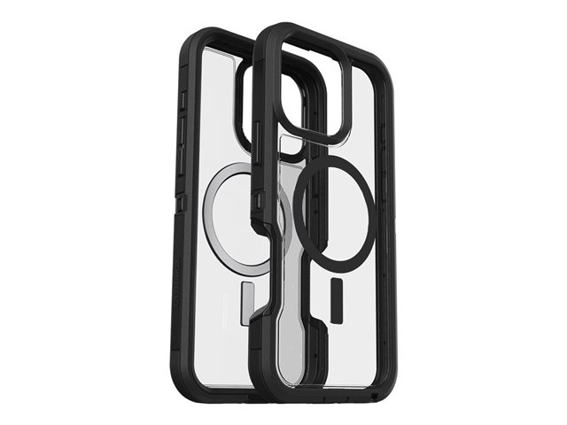 OtterBox Defender Series XT - Back cover for mobile phone - rugged - MagSafe compatibility - plastic - dark side (clear / black) - for Apple iPhone 16 Pro Max