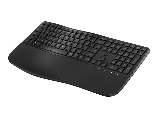 HP 685 - keyboard - dual mode, 3-zone layout, multi-device, 23 programmable keys, OS Auto-Detection, low profile key travel - 100% full size - UK - black Input Device