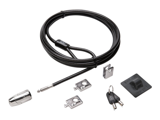 Kensington Desktop and Peripherals Standard Keyed Locking Kit 2.0 - Security cable lock - 2.4 m