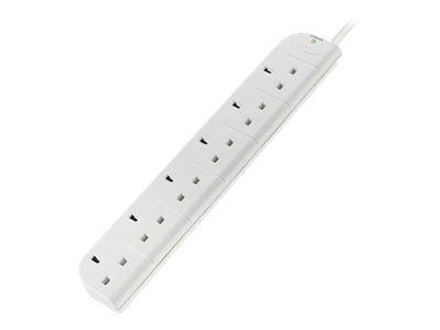 6-Way Eco Surge Protect 3M Cable