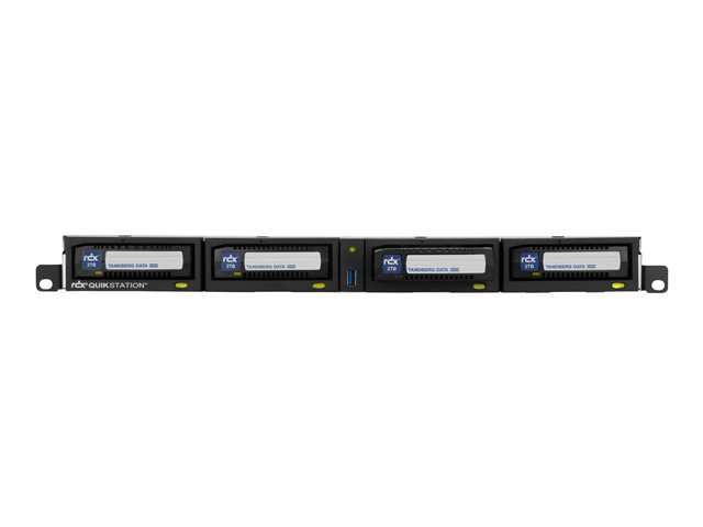 RDX QuikStation4 4-dock 1GbE Removable Disk Array 1U Rackmount