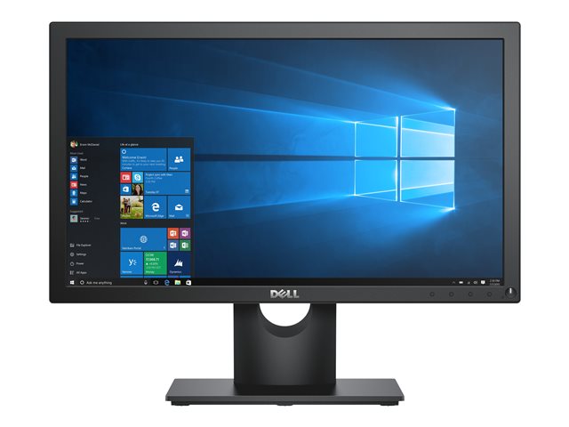 Dell E1916HV - Retail - LED monitor - 19" (18.51" viewable) - 1366 x 768 @ 60 Hz - TN - 200 cd/m² - 600:1 - 5 ms - VGA - black - with 3 years Advanced Exchange Service and Limited Hardware Warranty