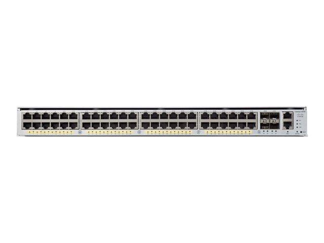 Cisco Catalyst 4948E-F - Switch - L3 - Managed - 48 x 10/100/1000 + 4 x 10 Gigabit SFP+ - back to front airflow - rack-mountable