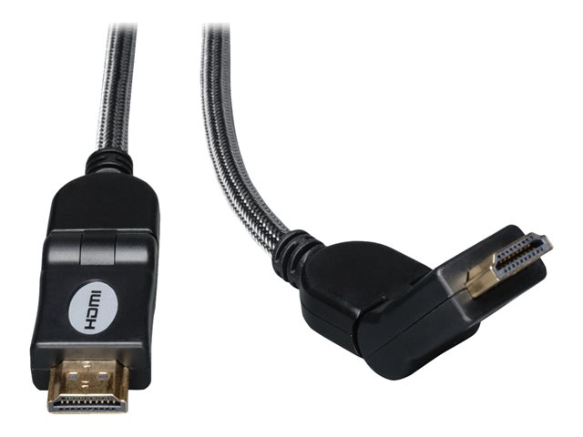 Eaton Tripp Lite Series High-Speed HDMI Cable with Swivel Connectors, Digital Video with Audio, UHD 4K (M/M), 6 ft. (1.83 m) - HDMI cable - 1.8 m