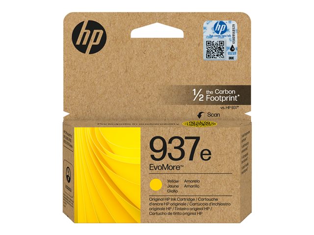HP 937E EVOMORE YELLOW EN/DE/PL/CZ INK CARTRIDGE
