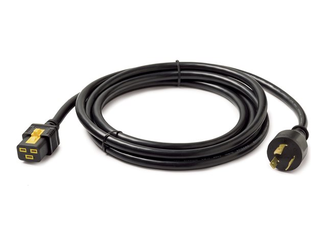 APC - Power cable - IEC 60320 C19 to NEMA L6-20 (M) - AC 240 V - 20 A - 3 m - black - for P/N: SMT2200I-AR, SMT2200R2I-AR, SMT3000I-AR, SMT3000R2I-AR, SMX3000HVTUS, SRT10RMXLIX806