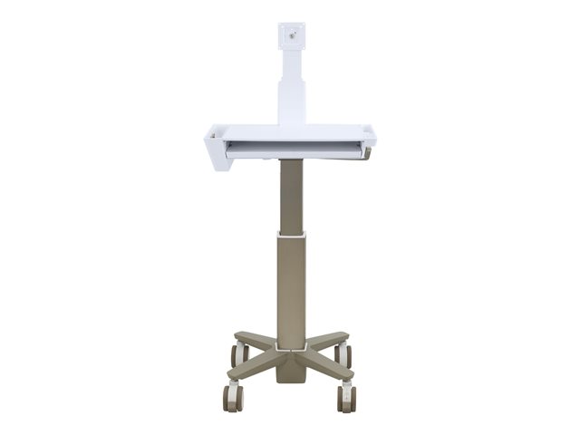 Ergotron CareFit Slim 2.0 - Cart - light-duty - for All-In-One / LCD display - medical - aluminium, high-grade plastic, zinc plated steel - white, warm grey - screen size: up to 27"