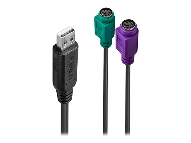 Lindy - keyboard / mouse adapter - USB to PS/2