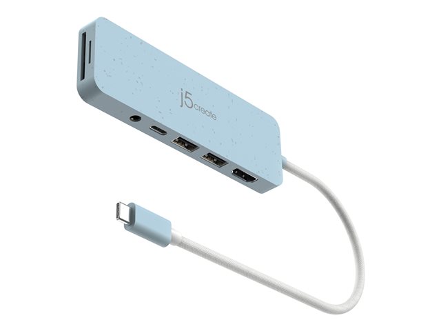 ECO-FRIENDLY USB-C MULTI-PORT HUB WITH POWER DELIVERY