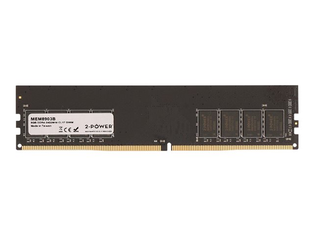 2-Power - DDR4 - module - 8 GB - DIMM 288-pin - 2400 MHz / PC4-19200 - unbuffered