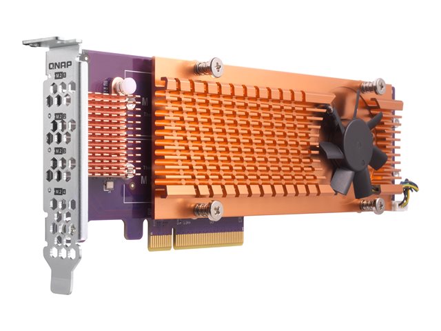 QNAP QM2-4P-384 - storage controller - PCIe 3.0 - PCIe 3.0 x8
