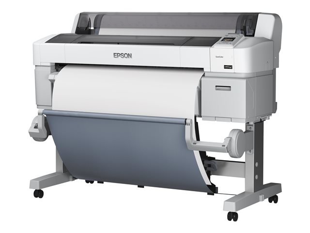 Epson SureColor SC-T5200PS - PostScript, Large Format Printer/Plotter, 36 " (91.4 cm), 5 Ink Cartridges, pKmKCYM, USB, Ethernet Interface (1000 Base-T/ 100-Base TX/ 10-Base-T), Linux, Windows 8 (32/64 bit), Windows 8.1, Windows 8.1 x64 Edition, Windows Se