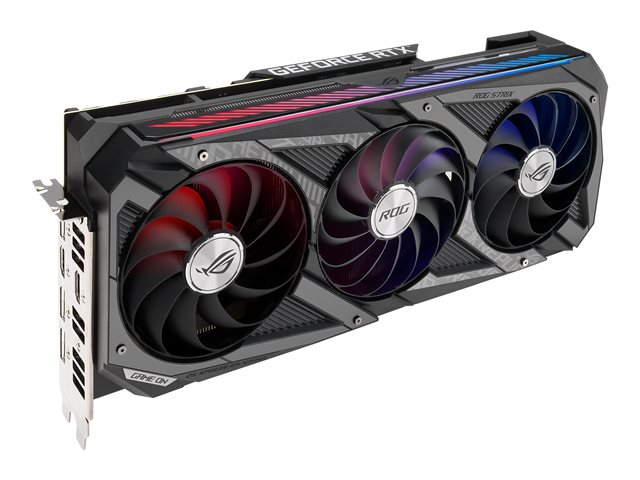 ASUS ROG-STRIX-RTX3070-O8G-V2-GAMING - OC Edition - graphics card - GF RTX 3070 - 8 GB GDDR6 - PCIe 4.0 - 2 x HDMI, 3 x DisplayPort