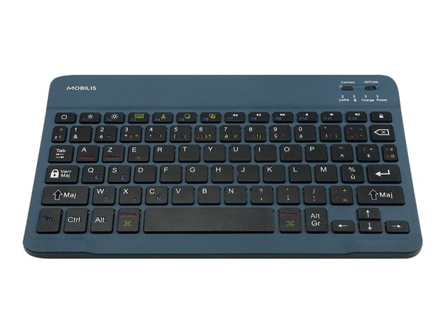 Mobilis - keyboard - AZERTY - French - blue Input Device