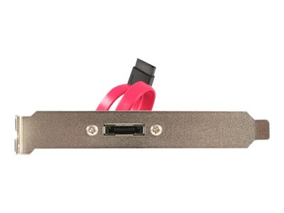 StarTech.com 1 Port SATA to eSATA Slot Plate BRacket - eSATA slot bRacket - SATA to eSATA plate - SATA to eSATA bRacket (ESATAPLATE1) - SATA internal to external panel - 30 cm