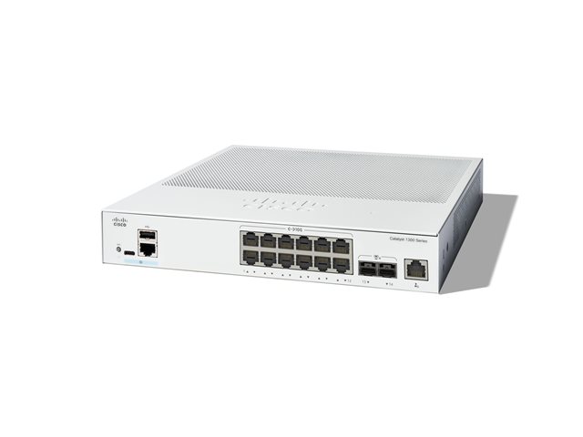 Cisco Catalyst 1300-12XT-2X - Switch - L3 - smart - 12 x 10GBase-T + 2 x 10 Gigabit SFP+ - rack-mountable
