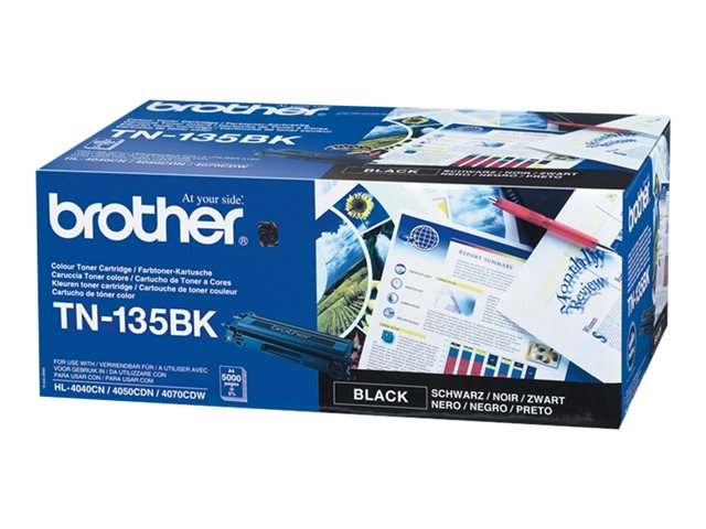 Brother TN135BK - Black - original - toner cartridge - for Brother DCP-9040, 9042, 9045, HL-4040, 4050, 4070, MFC-9420, 9440, 9450, 9840