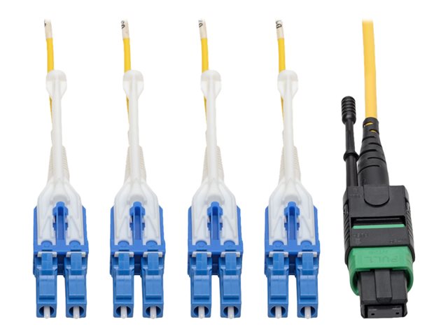 MTP/MPO (APC) TO 4XLC (UPC) SINGLEMODE BREAKOUT PATCH CABLE