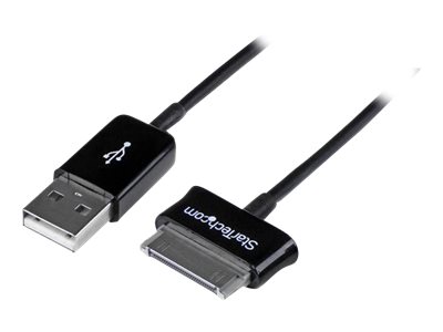 StarTech.com 1m Dock Connector to USB Cable for Samsung Galaxy Tab - USB Cable to Samsung Galaxy Tablet (USB2SDC1M) - charging / data cable - 1 m