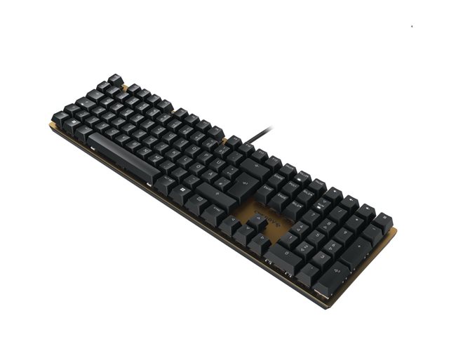 CHERRY KC 200 MX - Keyboard - USB - QWERTY - UK - key switch: CHERRY MX2A Brown - black, bronze
