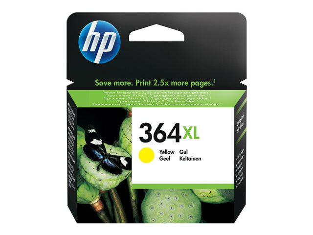 HP 364XL - High Yield - yellow - original - ink cartridge