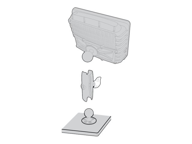 VEHICLE MOUNTING KIT STANDARD 8.36IN MOUNT ARM W/ 2 1/4IN BAL