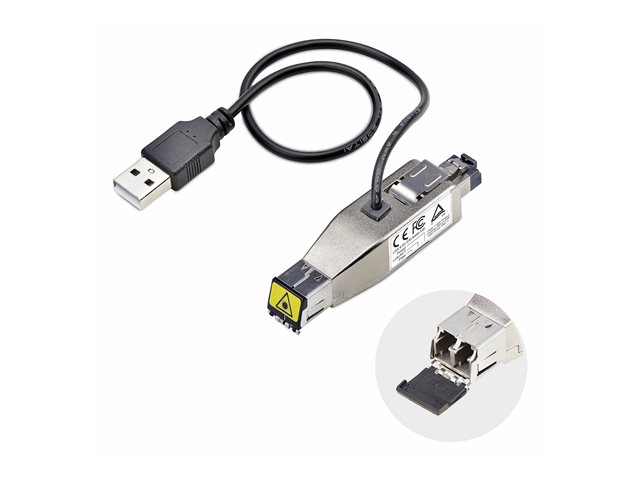 Startech Gigabit Fiber to RJ45 Ethernet Media Converter, Micro Mini - Fibre media converter - 1GbE - 1000Base-LX, 1000Base-T - RJ-45 / LC single-mode / LC multi-mode - up to 10 km - 1310 nm - TAA Compliant