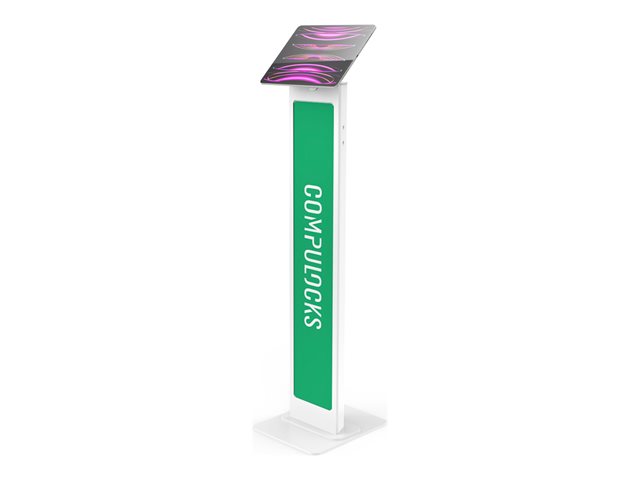Compulocks Universal Invisible Mount Brandable Floor Stand stand - for notebook - white