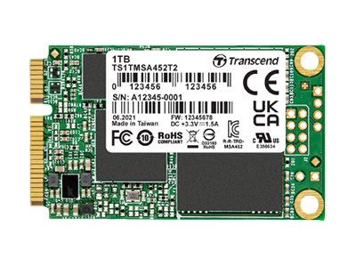 Transcend MSA452T2 - SSD - 64 GB - internal - mSATA - SATA 6Gb/s