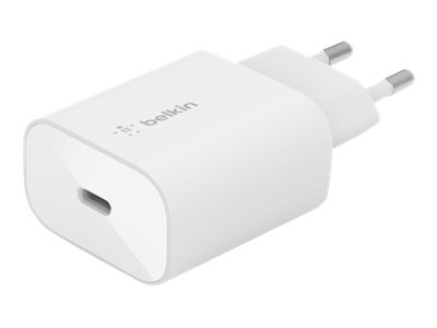 BOOST CHARGE 25W USB-C PD PPS SINGLE WALL CHARGER BLACK