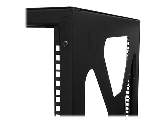 StarTech.com 8U Open Frame Wall Mount Rack - Sideways Wall Mount IT Equipment Rack Cabinet - 20.8 in Depth Server Room Rack (RK819SIDEM) - rack - 8U