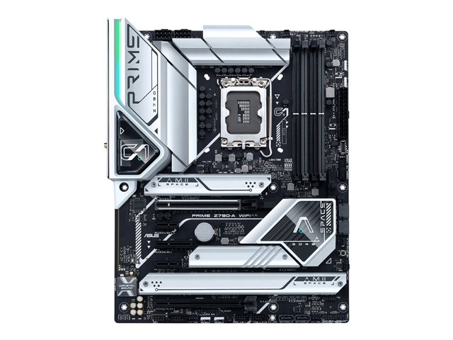 ASUS Prime Z790-A WIFI - Motherboard - ATX - LGA1700 Socket - Z790 Chipset - USB-C 3.2 Gen 2x2, USB-C 3.2 Gen2, USB 3.2 Gen 2, USB 3.2 Gen 1 - 2.5 Gigabit LAN, Wi-Fi 6, Bluetooth - onboard graphics (CPU required) - HD Audio (8-channel)