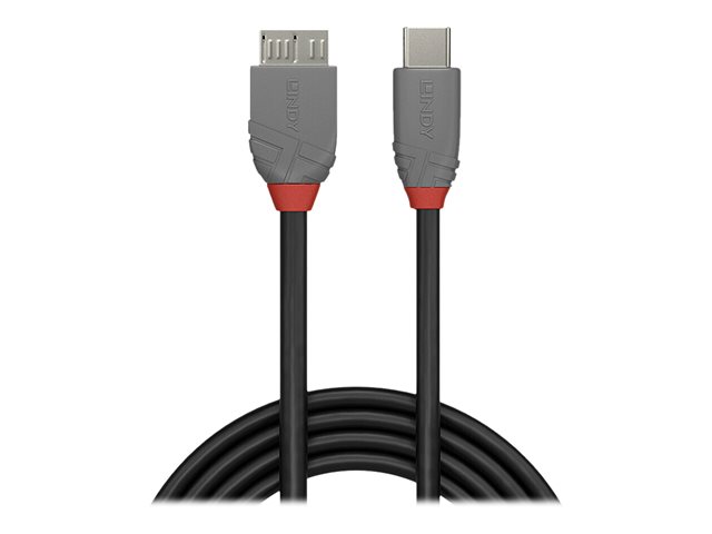 Lindy Anthra Line - USB-C cable - 24 pin USB-C to Micro-USB Type B - 50 cm