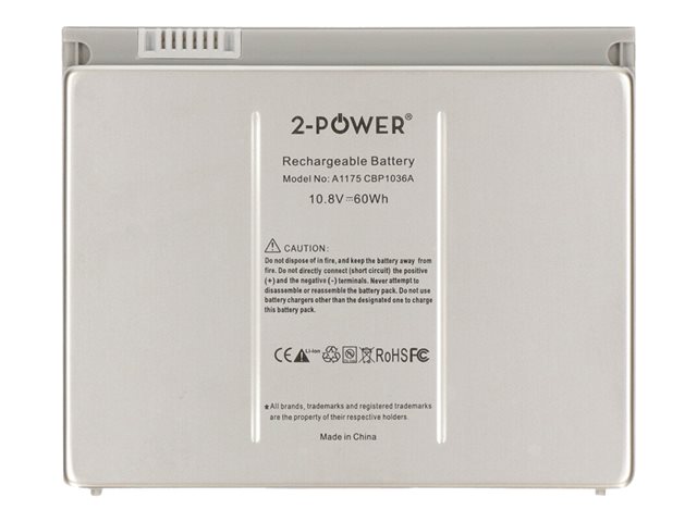 2-Power Main Battery Pack - laptop battery - Li-pol - 5600 mAh - 60 Wh