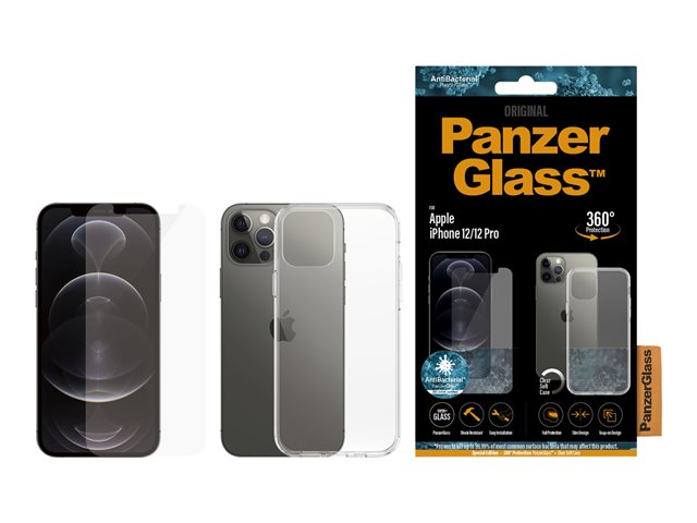 PanzerGlass - screen / back protector kit for mobile phone - 360° protection