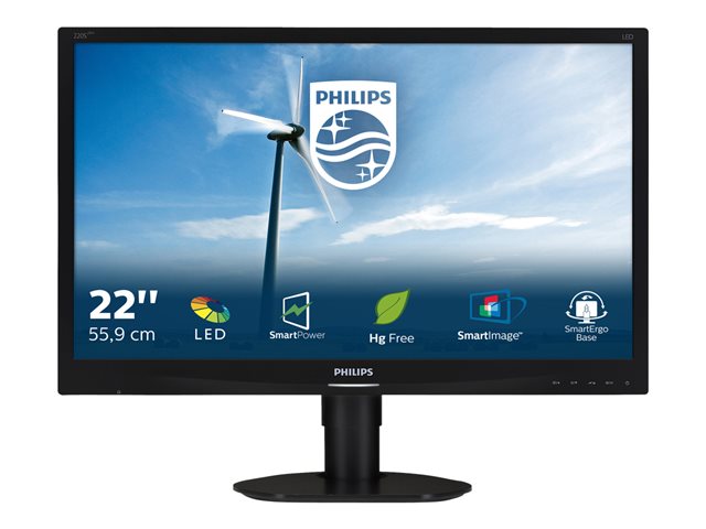 Philips S-line 220S4LYCB - LED monitor - 22"