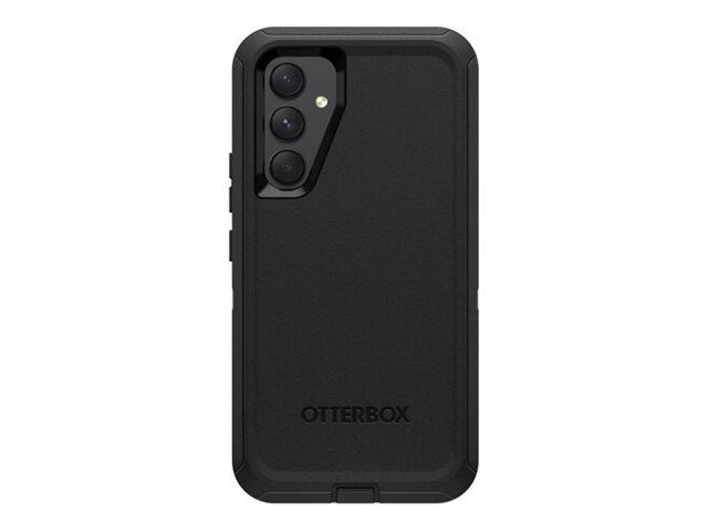 OtterBox Defender Series - Back cover for mobile phone - rugged - polycarbonate, synthetic rubber - black - for Samsung Galaxy A54