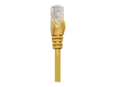 Intellinet Network Patch Cable, Cat5e, 10m, Yellow, CCA, U/UTP, PVC, RJ45, Gold Plated Contacts, Snagless, Booted, Lifetime Warranty, Polybag - patch cable - 10 m - yellow