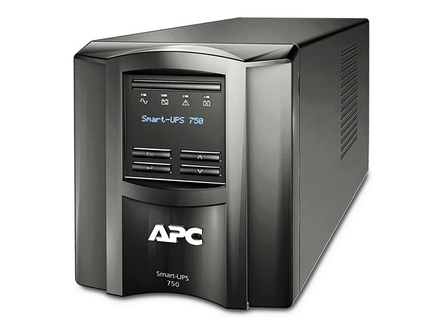APC Smart-UPS 750 - UPS - AC 120 V - 500 watt - 750 VA - 1-phase - USB, serial - output connectors: 6 - black - APC Take-Back - TAA Compliant
