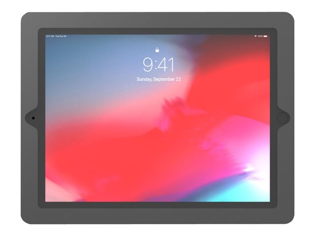 Compulocks iPad 10.2" Axis Enclosure - Mounting kit (floor stand, enclosure, tamper proof screw kit) - for tablet - black - screen size: 10.2" - for Apple 10.2-inch iPad (7th generation, 8th generation, 9th generation)