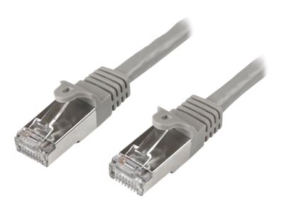 Startech 1m CAT6 Ethernet Cable, 10 Gigabit Shielded Snagless RJ45 100W PoE Patch Cord, CAT 6 10GbE SFTP Network Cable w/Strain Relief, Grey, Wiring is UL Certified/TIA - Category 6 - 26AWG (N6SPAT1MGR) - Patch cable - RJ-45 (M) to RJ-45 (M) - 1 m - SFTP
