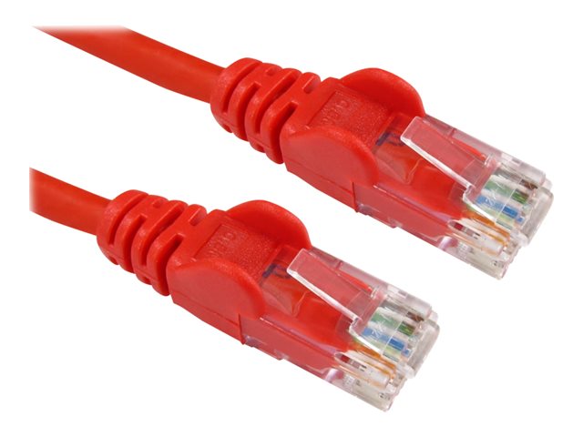 Cables Direct Economy patch cable - 5 m - red