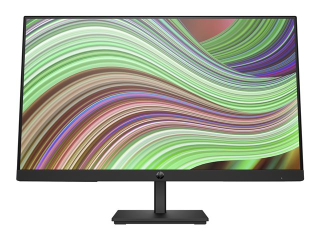 HP P24v G5 - P-Series - LED monitor - 23.8" - 1920 x 1080 Full HD (1080p) @ 75 Hz - VA - 250 cd/m² - 3000:1 - 5 ms - HDMI, VGA - black stand, black head