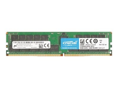 32GB DDR4 2400MHZ ECC RDIMM (2Rx4)