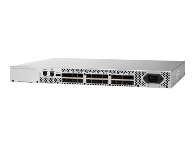 HPE 8/24 Base (16) Full Fabric Ports Enabled SAN - switch - 16 ports - Managed - rack-mountable
