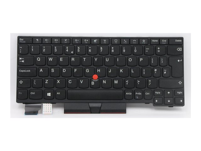 Lenovo - notebook replacement keyboard - with Trackpoint - QWERTY - UK - black Input Device