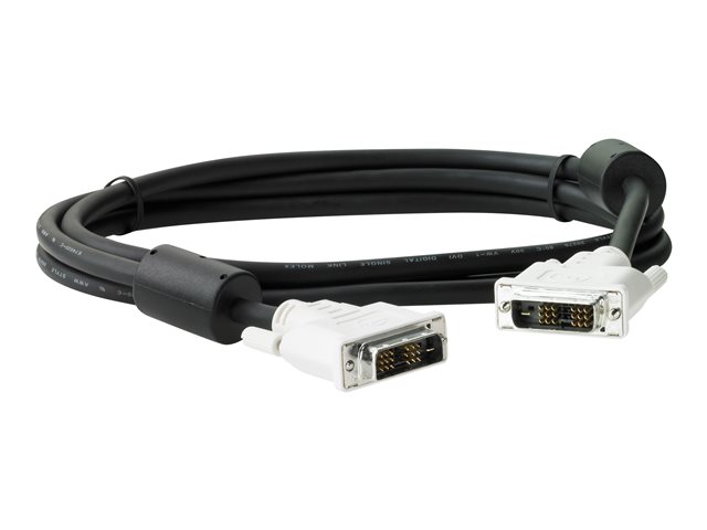 HP DVI to DVI Cable - DVI cable - single link - DVI-D (M) to DVI-D (M) - 2 m - for Elite Slice G2, EliteDesk 705 G5, EliteOne 800 G5, ProDesk 40X G4, Workstation Z1 G5